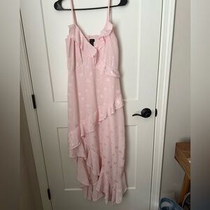 Light pink strap dress